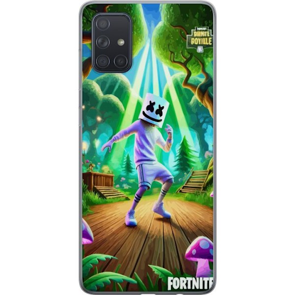 Samsung Galaxy A71 Genomskinligt Skal Fortnite