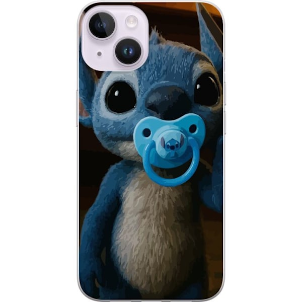 Apple iPhone 15 Läpinäkyvä kuori Stitch & Napp - vauvateema