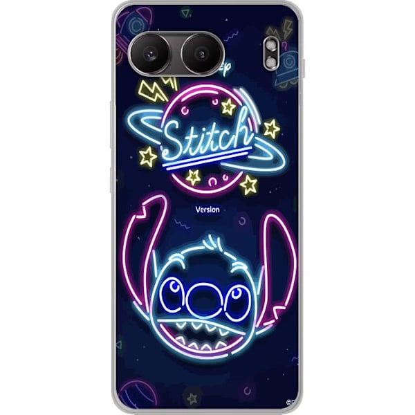 OnePlus Nord 4 Gennemsigtig cover Stitch Neon