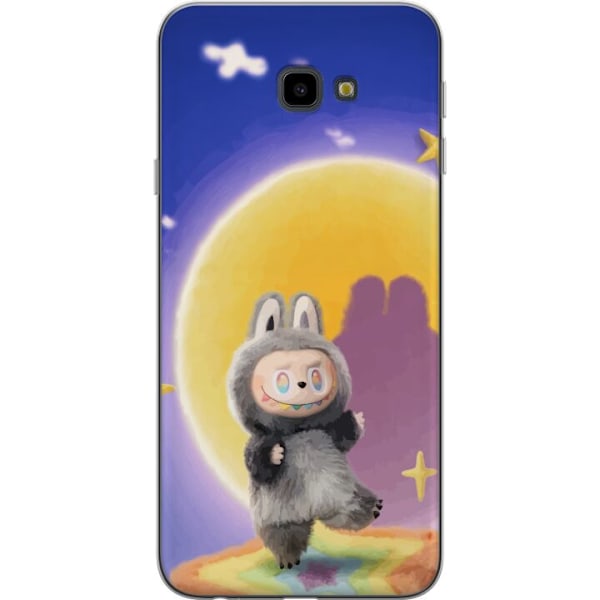 Samsung Galaxy J4+ Läpinäkyvä kuori Labubu Neon Pop - Neonv