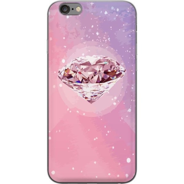 Apple iPhone 6s Plus Gjennomsiktig deksel Glitter Diamant