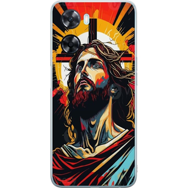 OnePlus Nord N20 SE Läpinäkyvä kuori Jeesus ja Kortti - usk