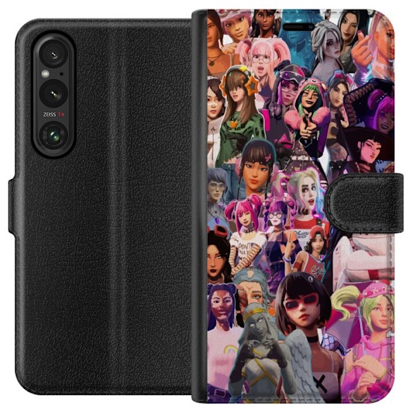 Sony Xperia 1 V Tegnebogsetui Harley Quinn