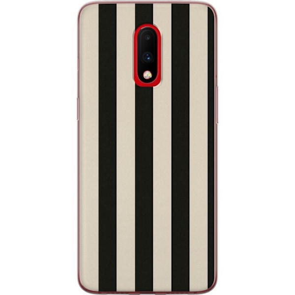 OnePlus 7 Genomskinligt Skal Line Flow