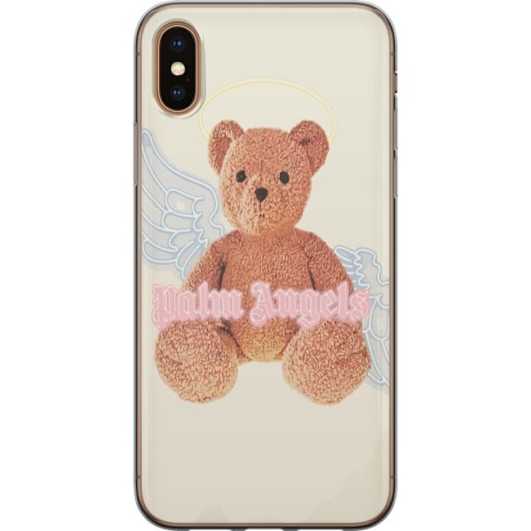 Apple iPhone XS Genomskinligt Skal Palm Angels Teddy