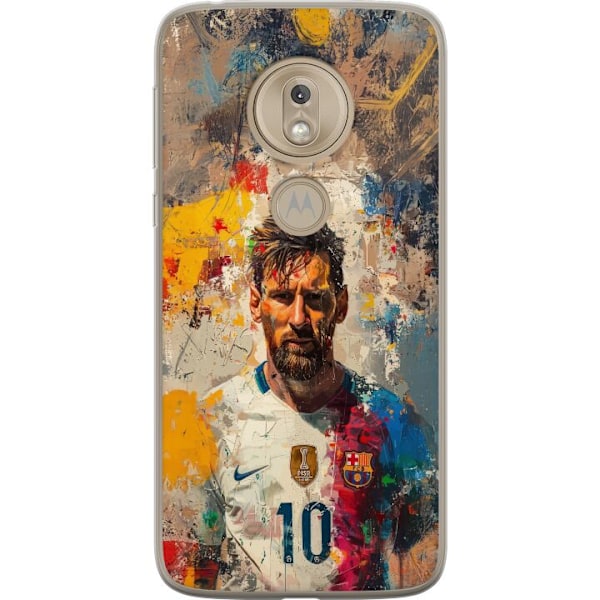 Motorola Moto G7 Play Genomskinligt Skal Messi Art