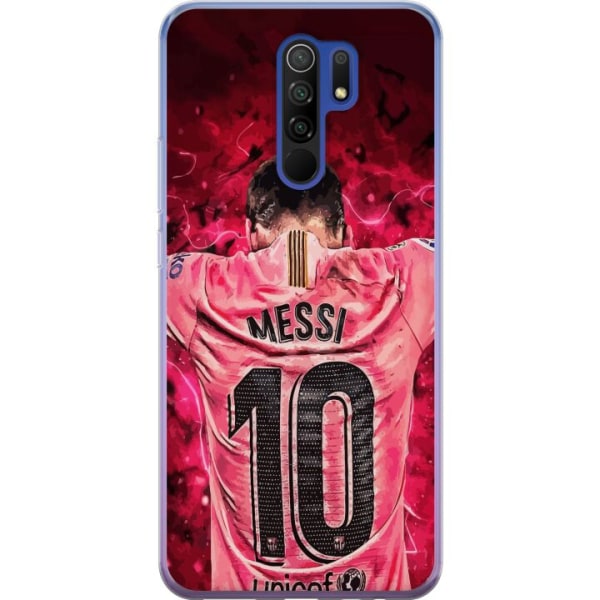 Xiaomi Redmi 9 Gennemsigtig cover Messi