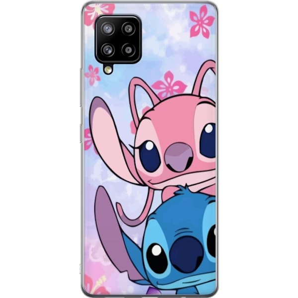 Samsung Galaxy A42 5G Läpinäkyvä kuori Stitch & Angel