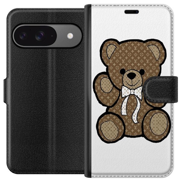 Google Pixel 9 Pro Lommeboketui Teddy LV Bear