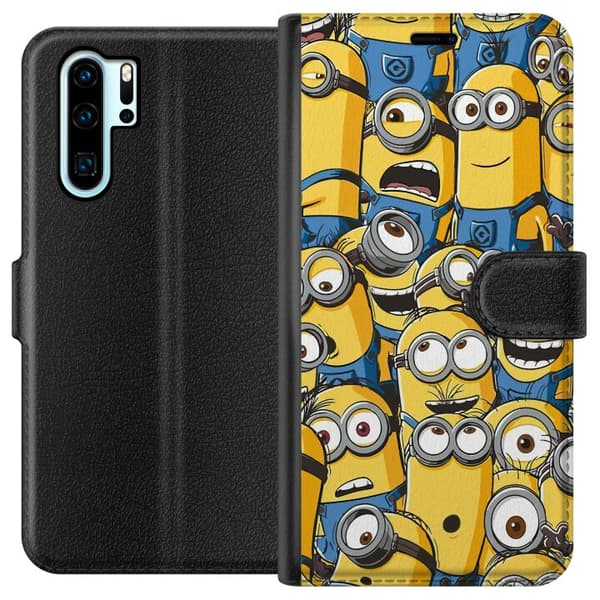 Kompatibelt Lommeboketui til Huawei P30 Pro Minions