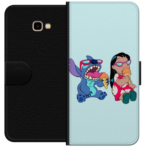 Samsung Galaxy J4+ Lompakkokotelo Lilo & Stitch
