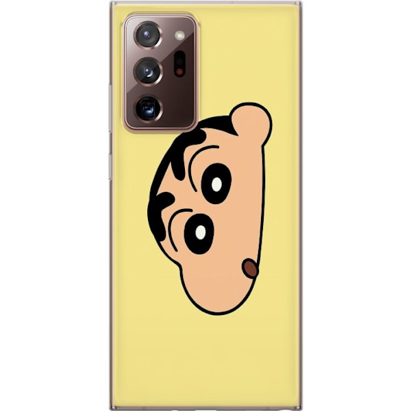 Samsung Galaxy Note20 Ultra Genomskinligt Skal Peeking Shinchan