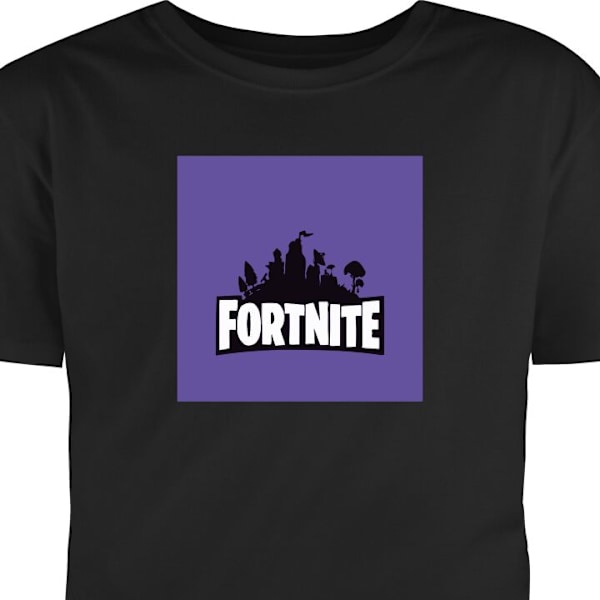 Lasten T-paita | Mukava T-paita Lapsille Fortnite musta 9-11 Vuotta