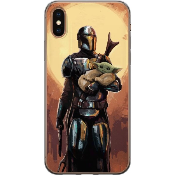 Apple iPhone X Cover / Mobilcover - Baby Yoda