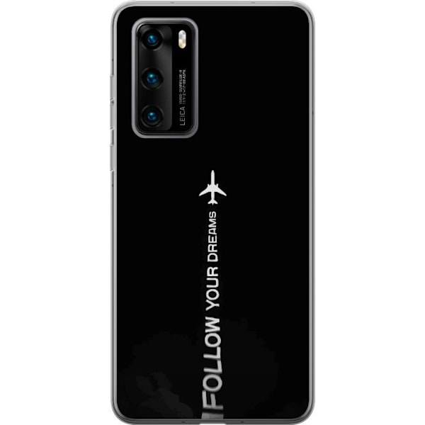 Huawei P40 Läpinäkyvä kuori Unelmat