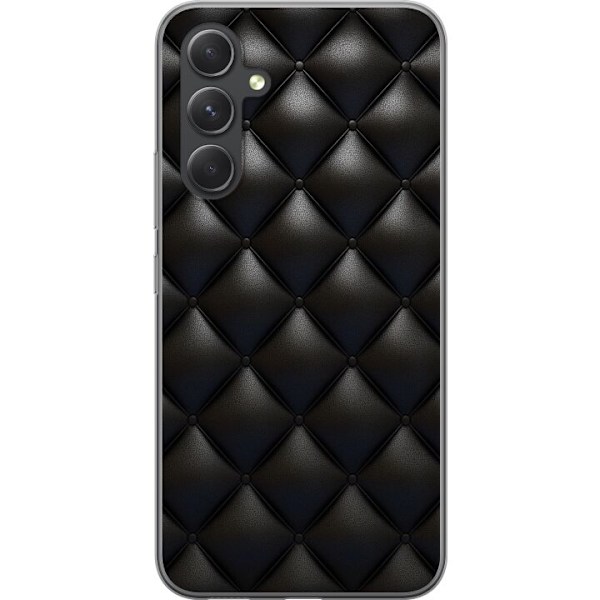 Samsung Galaxy S24 FE Genomskinligt Skal Leather Black