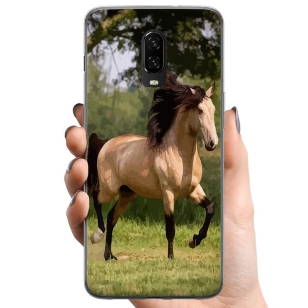 OnePlus 6T TPU Mobilcover Hest