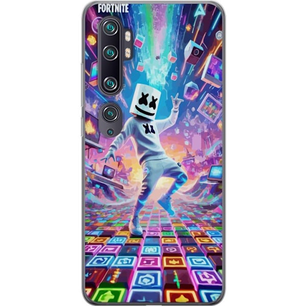 Xiaomi Mi Note 10 Läpinäkyvä kuori Fortnite Dance | Marshmello