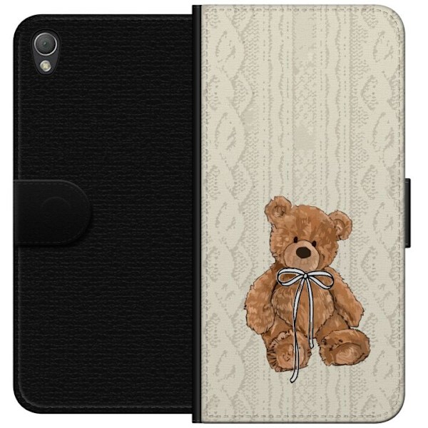 Sony Xperia Z3 Tegnebogsetui Lille Teddy – klassisk teddy i enkel design