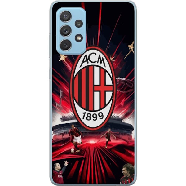 Samsung Galaxy A72 5G Gjennomsiktig deksel AC Milan