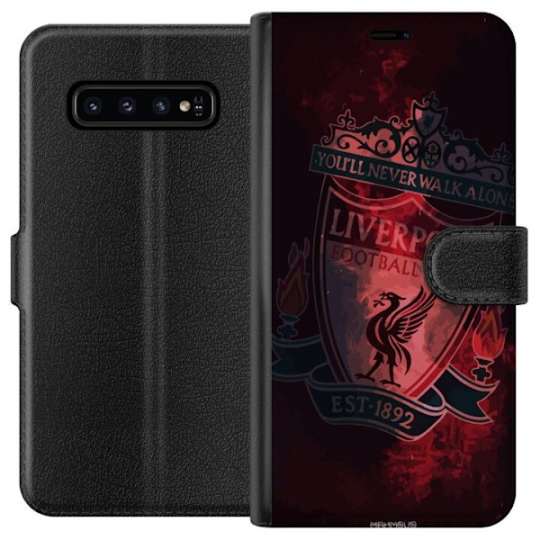 Samsung Galaxy S10 Lompakkokotelo Liverpool