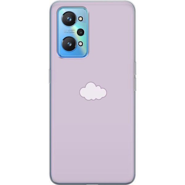 Realme GT Neo2 Läpinäkyvä kuori Lila Pilvi - minimalistinen
