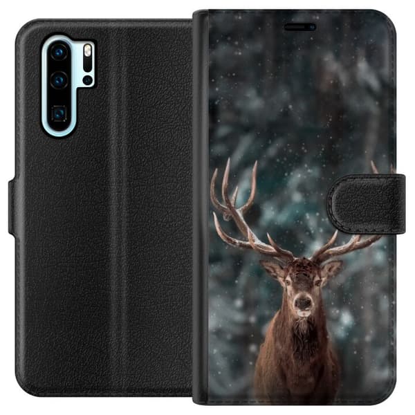 Kompatibelt Lommeboketui til Huawei P30 Pro Oh Deer