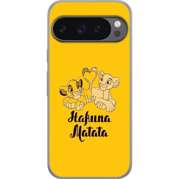 Google Pixel 9 Pro XL Gennemsigtig cover Hakuna Matata