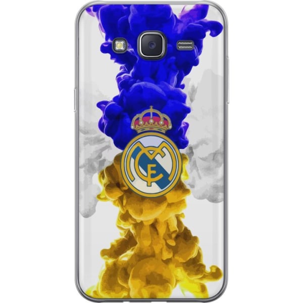 Samsung Galaxy J5 Genomskinligt Skal Real Madrid Färger