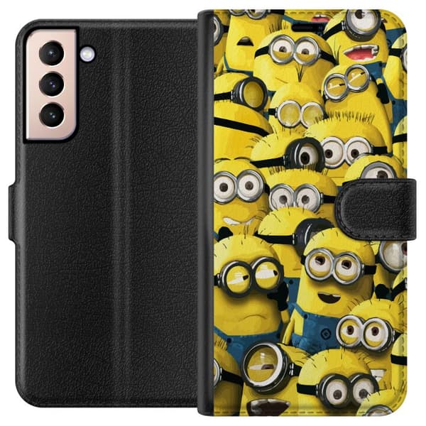 Kompatibelt Plånboksfodral till Samsung Galaxy S21 Minions