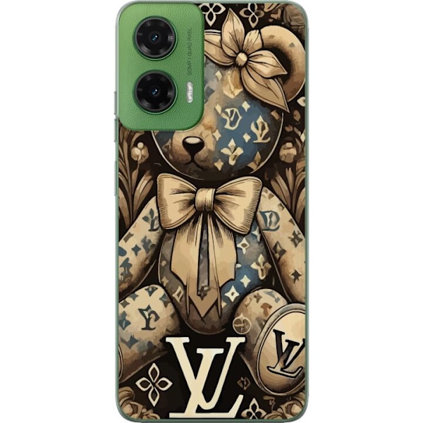 Motorola Moto G35 Genomskinligt Skal Teddy Vuitton
