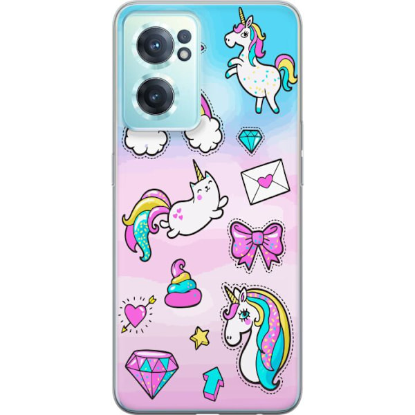 OnePlus Nord CE 2 5G Gennemsigtig cover Unicorn