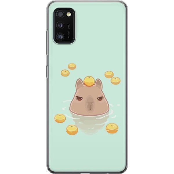 Samsung Galaxy A41 Läpinäkyvä kuori Capybara