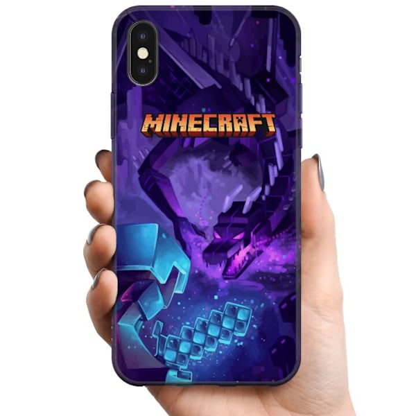 Apple iPhone XS Max TPU Mobildeksel Minecraft