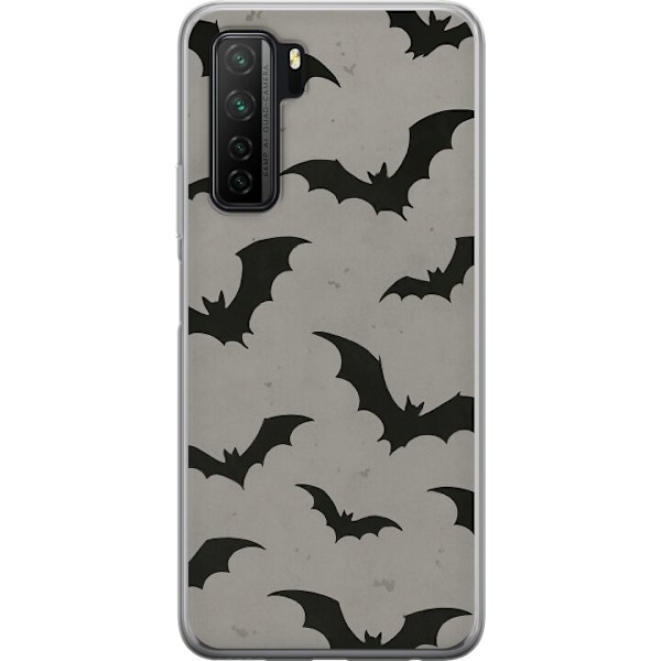 Huawei P40 lite 5G Läpinäkyvä kuori Flutterprint