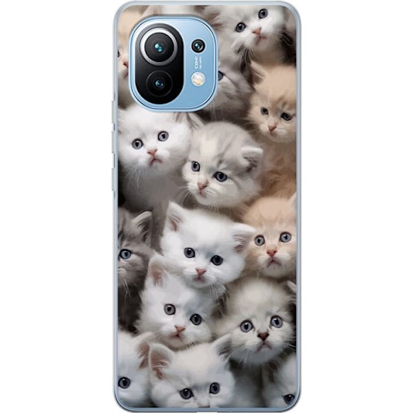 Xiaomi Mi 11 Gennemsigtig cover Katte