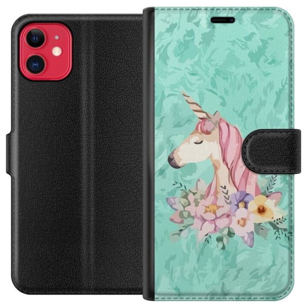 Kompatibel Tegnebogsetui til Apple iPhone 11 Unicorn
