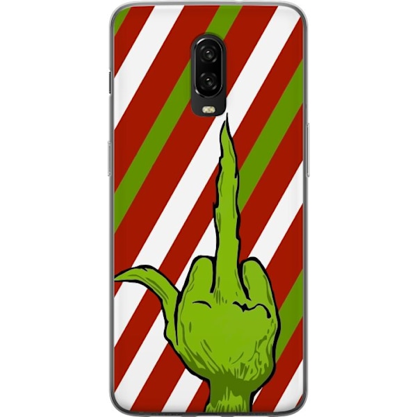 OnePlus 6T Läpinäkyvä kuori Grinch