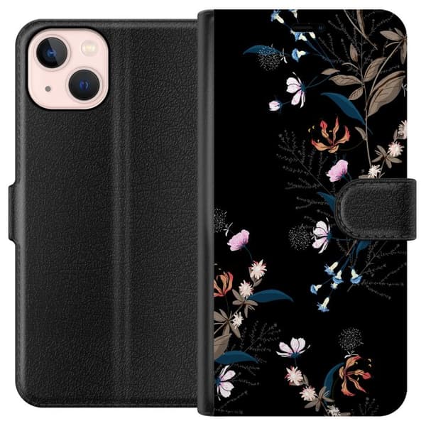 Kompatibel Tegnebogsetui til Apple iPhone 13 Blomster