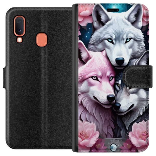 Kompatibelt Lommeboketui til Samsung Galaxy A20e Varger