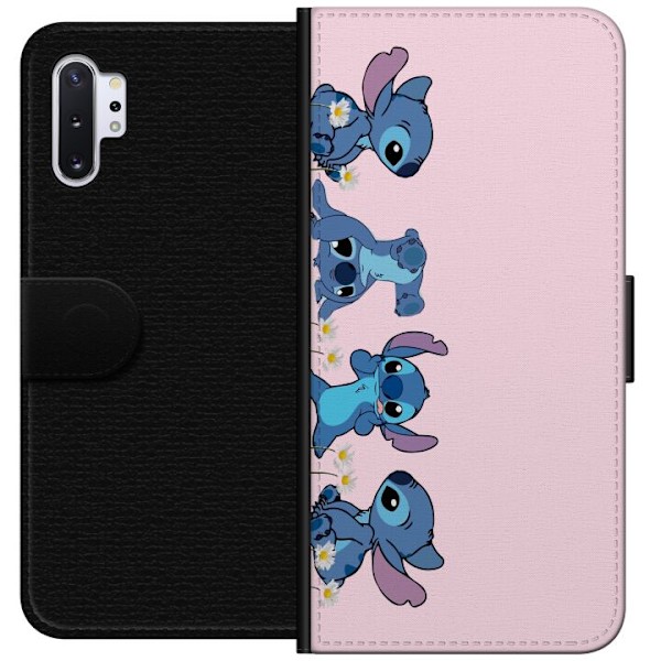 Samsung Galaxy Note10+ Tegnebogsetui  Stitch Grin & Leg – Pe