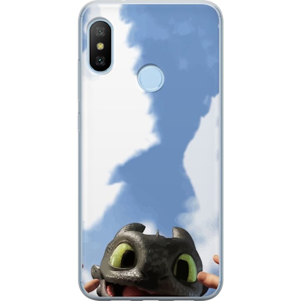 Xiaomi Mi A2 Lite Läpinäkyvä kuori Lohikäärmeen Kasvattaja