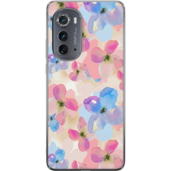 Motorola Edge (2022) Gennemsigtig cover Blomsterlykke