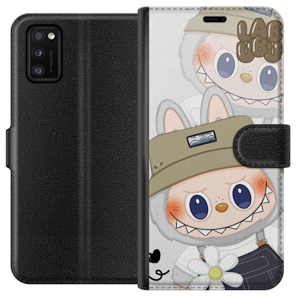 Samsung Galaxy A41 Lompakkokotelo Labubu Minimal Mood - Yksink