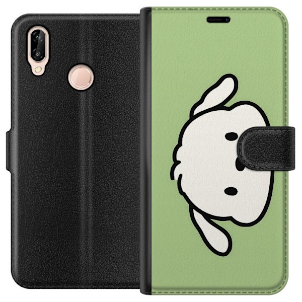 Huawei P20 lite Tegnebogsetui Snoopy Flip