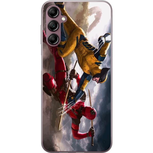 Kompatibelt Mobildeksel til Samsung Galaxy A14 5G Wolverine Deadpool