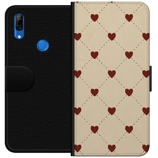Huawei P Smart Z Tegnebogsetui Hjertegitter