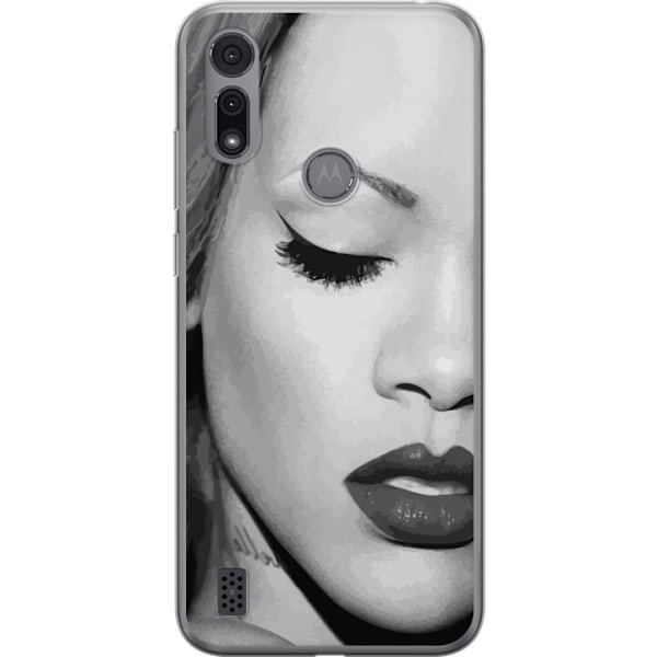 Motorola Moto E6i Gjennomsiktig deksel Rihanna – Aesthetic E