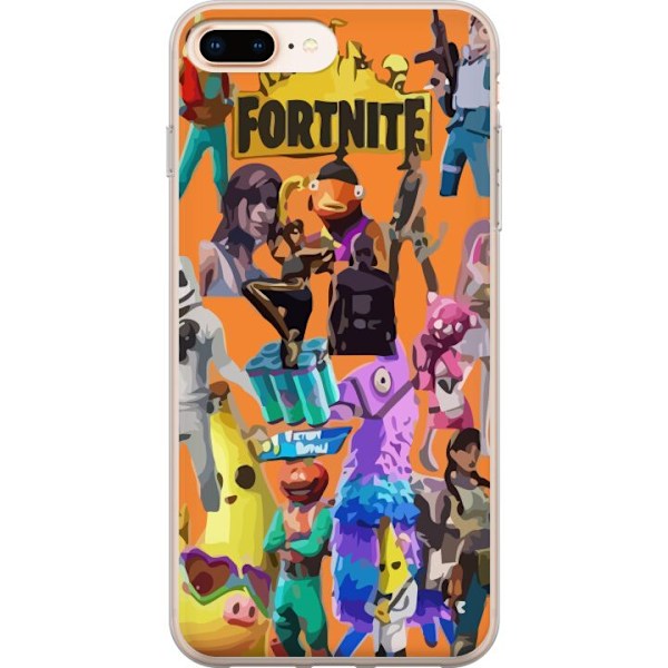 Apple iPhone 8 Plus Gjennomsiktig deksel Fortnite