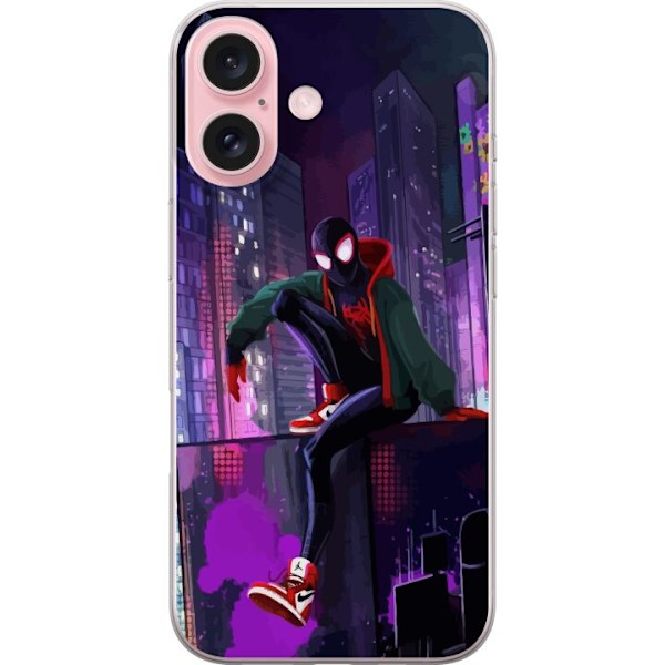 Apple iPhone 16 Läpinäkyvä kuori Fortnite - Spider-Man